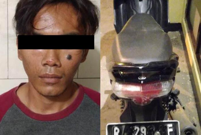 Gondol Sepeda Motor di Garasi, Residivis Pencurian Kembali Ditangkap Polisi
