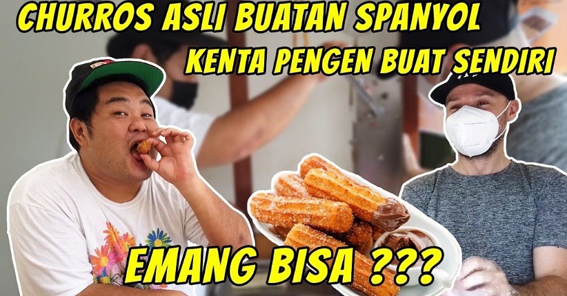 Menyantap Menu Takjil Kekinian, Snack Churros Asli Spanyol ala Kenta Yamaguchi!