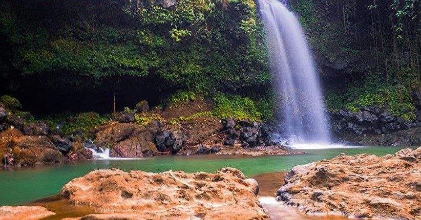 Pesona Curug Sumba di Purbalingga, Eksotis Miliki Kolam Berwarna Turqouise