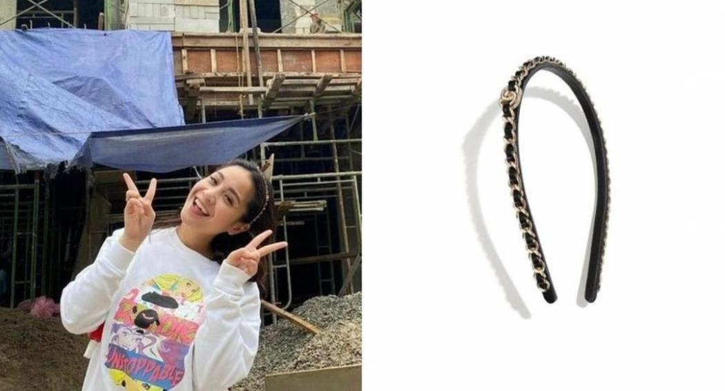 Nagita Slavina Pakai Bandana Belasan Juta Rupiah, Netizen: Ya Allah Motor Dipakai di Kepala 