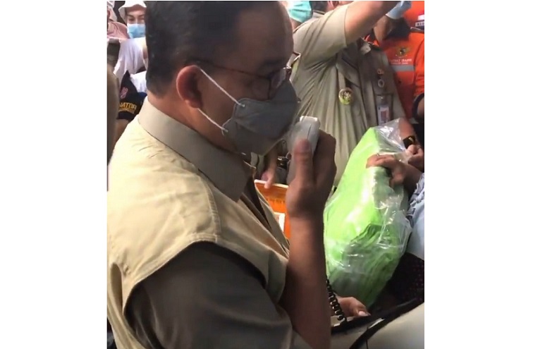 Kunjungi Korban Kebakaran Tamansari, Anies: Ini Ujian yang Tidak Ringan