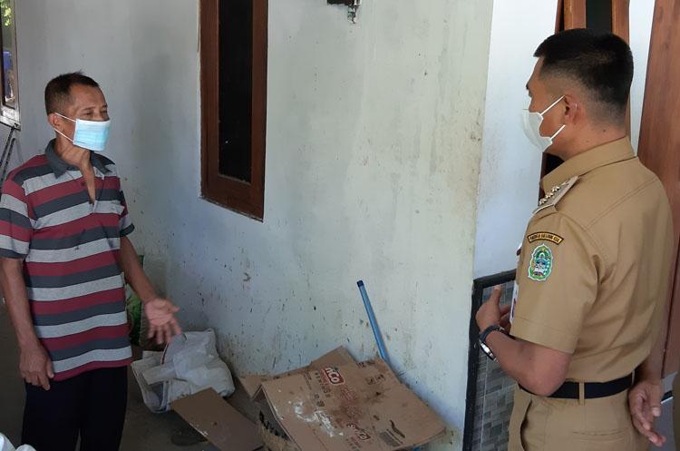 Beri Dukungan Moral, Bupati Gunungkidul Sunaryanta Sambangi 34 Warga Terpapar Covid-19