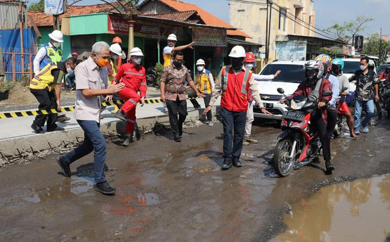 Begini Progres Pembangunan Flyover Ganefo Mranggen Demak