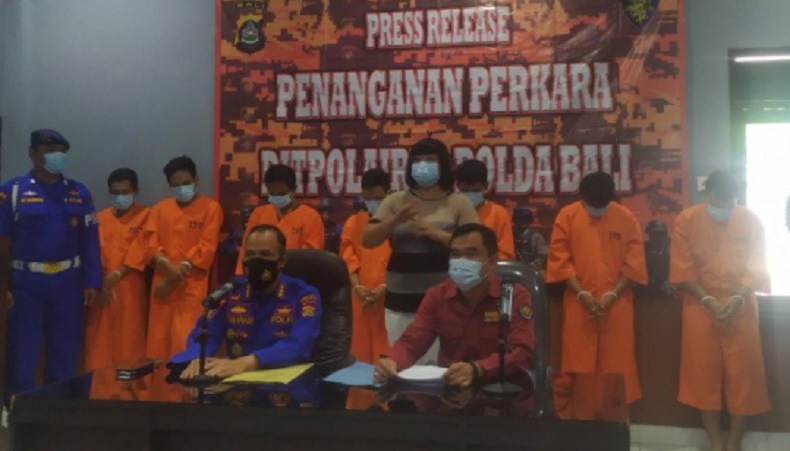 Polda Bali Ungkap Pencurian 800 Liter BBM Solar, Pelakunya 4 ABK