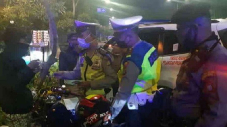 Patroli Polisi, Ratusan Kendaraan Berknalpot Bising di Bekasi Ditindak Selama Ramadan 