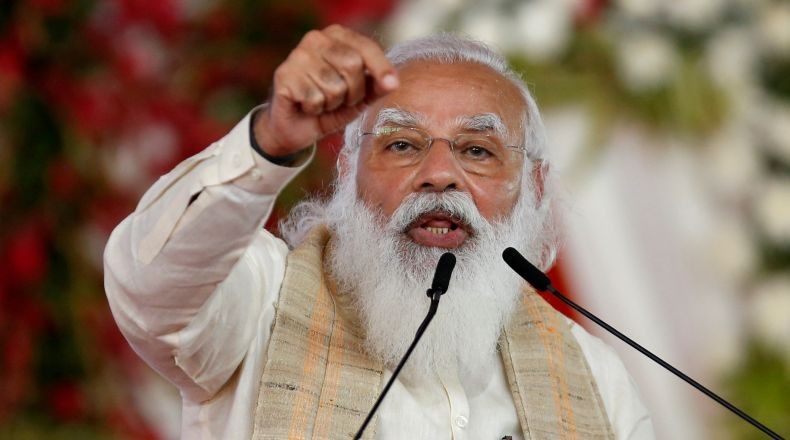 PM Modi Sebut India Hadapi Badai Covid, Rumah Sakit Hampir Kehabisan Oksigen