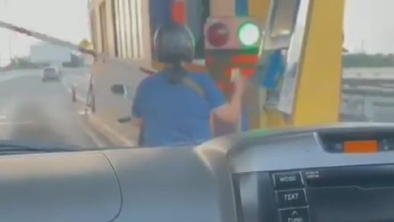 Viral Emak-Emak Naik Motor Masuk Tol Dalam Kota, Hukuman Penjara Menanti