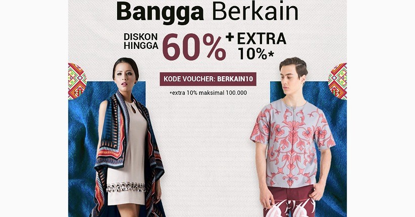 Ini Deretan Brand Kain Etnik Nusantara, Dapatkan Promo Diskon 60% 