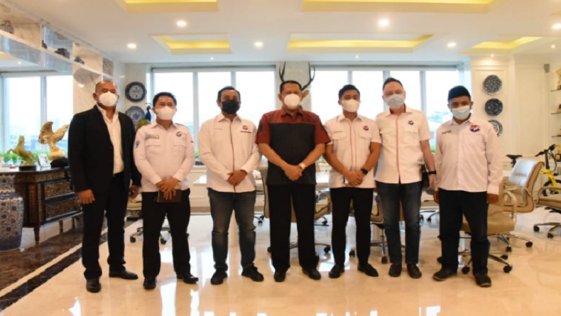 Bahas Empat Pilar Kebangsaan bagi Milenial, Ketua MPR Terima Kunjungan Pemuda Perindo