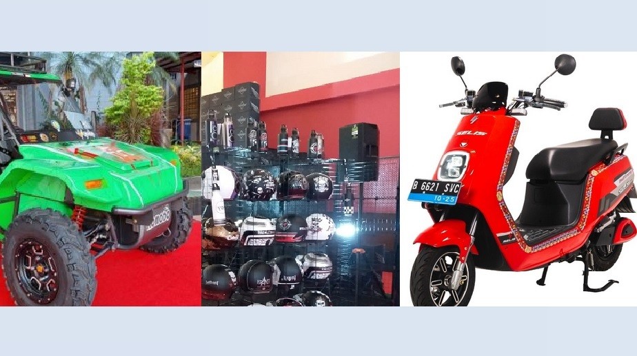3 Produk Otomotif Lokal Unjuk Gigi IIMS Hybrid 2021 dari Helm hingga Mobil Listrik