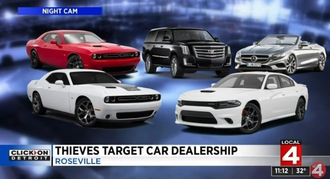 Viral Kawanan Pria Curi 5 Mobil Mewah di Dealer, Aksi Pelaku Tertangkap Kamera CCTV