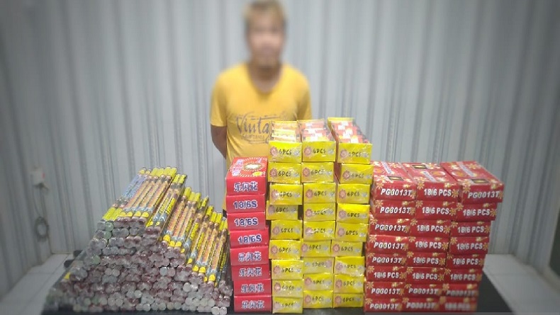 Distributor Petasan di Banda Aceh Ditangkap Polisi saat Razia