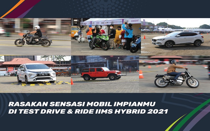 Tes Drive & Ride di Indonesia International Motor Show Hybrid 2021