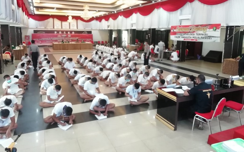 67 Peserta Seleksi Anggota Polri Polda Kalsel Tak Memenuhi Syarat Rikkes Tahap Pertama