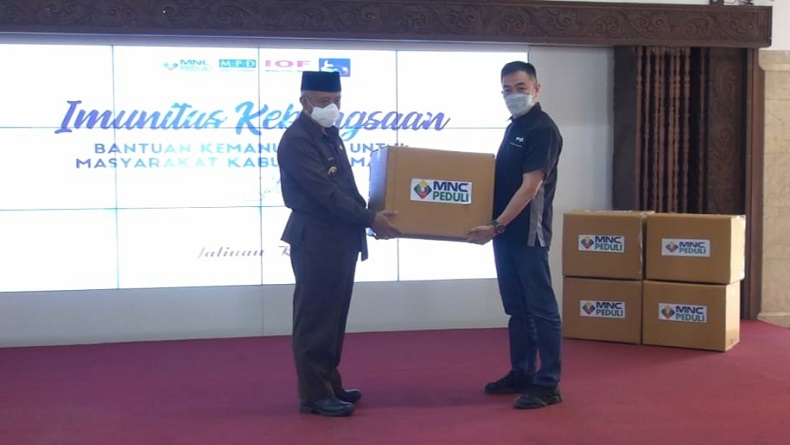 Peduli Korban Gempa Bumi Malang, MNC Peduli Serahkan Bantuan dan Beri Trauma Healing