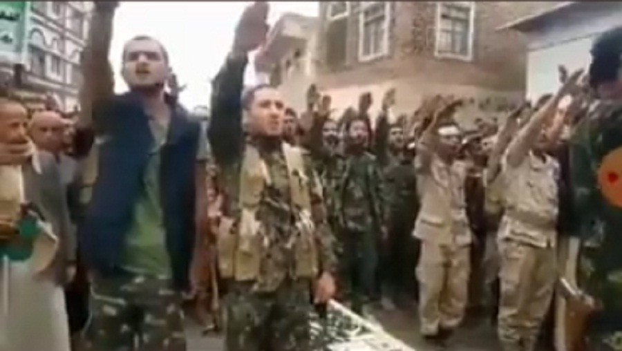 Beredar Video Kelompok Houthi Hormat ala Nazi: Matilah Amerika! Matilah Israel!