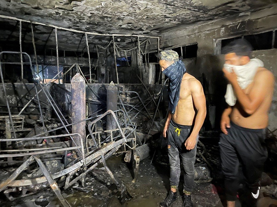 Rumah Sakit Covid Terbakar di Baghdad, Korban Tewas jadi 82 Jiwa
