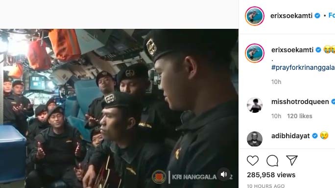 Viral Video Awak KRI Nanggala 402 Nyanyikan Lagu Sampai Jumpa, Netizen: Merinding