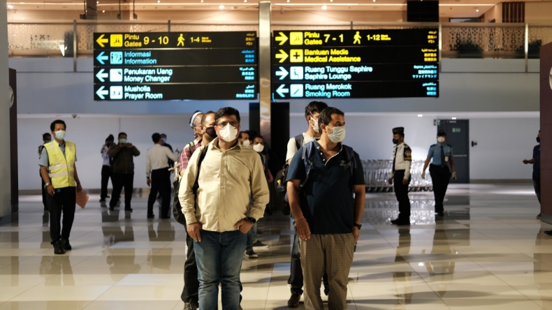 Lima WNI dan 1 WN Jepang Dikarantina Bersama 126 Warga India, Kenapa?