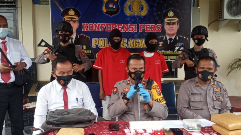 Sejak Januari hingga April 2021, Polres Agam Baru Ungkap 13 Kasus Narkoba 