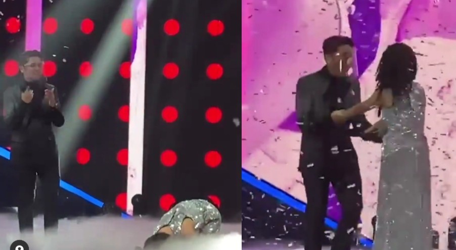 Ekspresikan Kemenangan di Indonesian Idol, Rimar Callista Sujud Syukur 