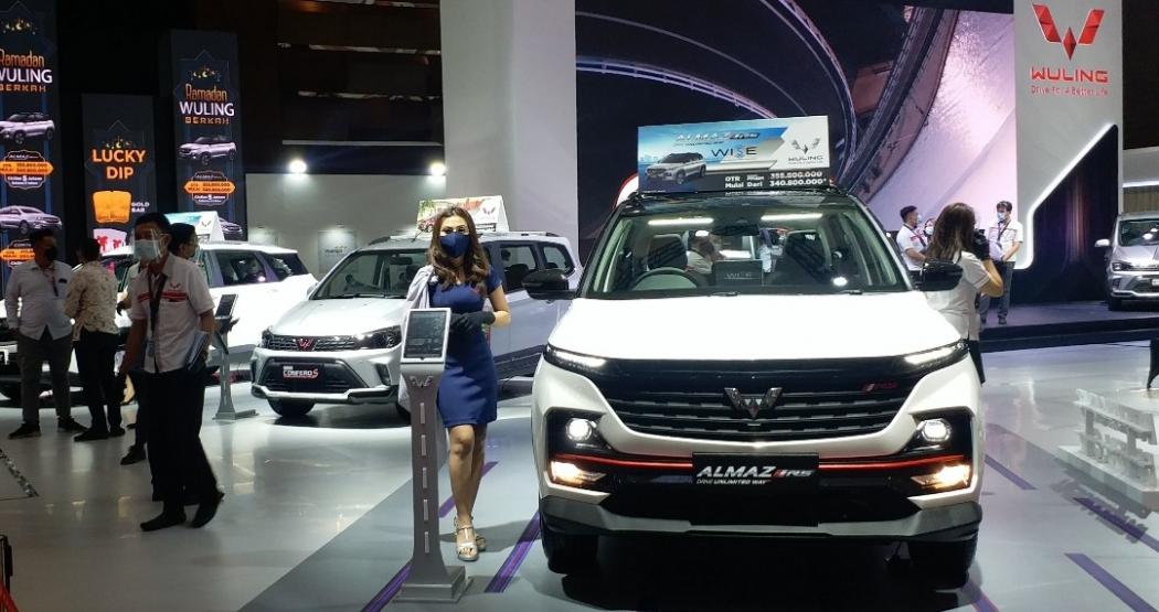 Didominasi Almaz RS, Wuling Bukukan Pemesanan 646 Unit di IIMS Hybrid 2021 