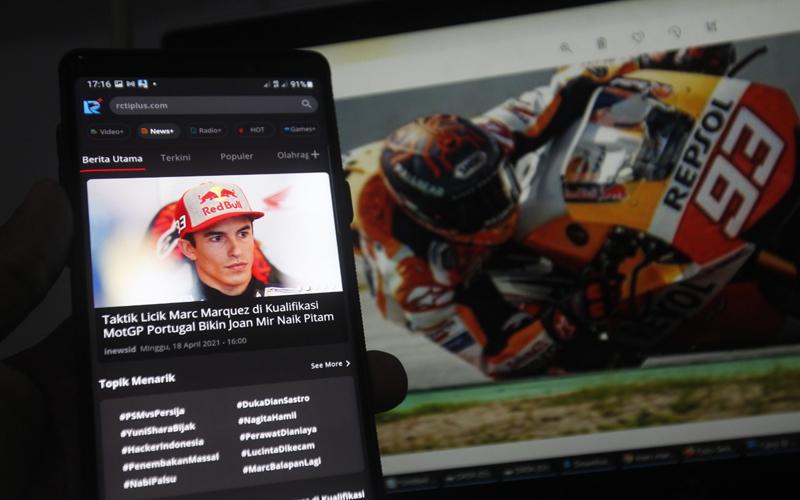 Ajang Pembuktian Marquez dan Rossi di MotoGP 2021 Bisa Disimak di News RCTI+