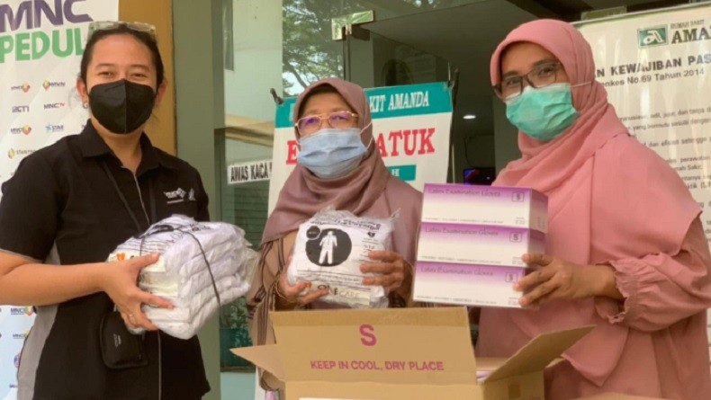 Terima Bantuan APD dari MNC Peduli, RS Amanda Cikarang: Sangat Berguna untuk Operasional