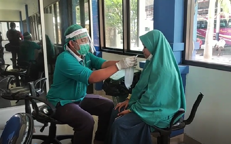 Terminal Mandalika Mulai Gunakan GeNose untuk Tes Covid-19 Penumpang