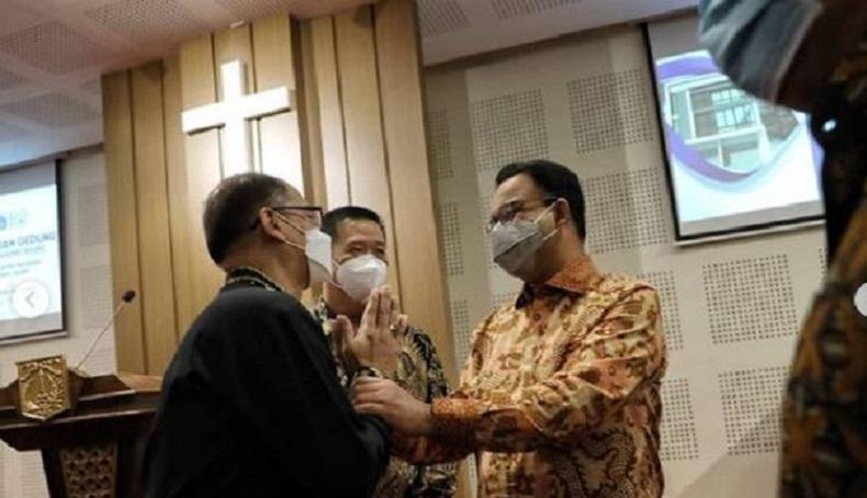 Resmikan Renovasi Gereja, Anies Pastikan Toleransi Umat Beragama Berjalan Baik 