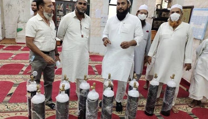 Masjid di India Bentuk Tim Medis dan Sediakan Oksigen Gratis bagi Korban Covid