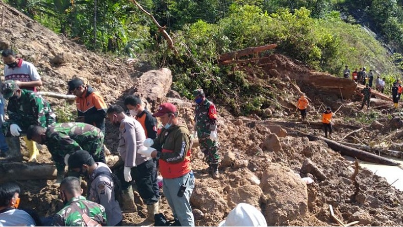 10 dari 13 Korban Longsor di Kawasan PLTA Batangtoru Tapsel Masih Sekeluarga
