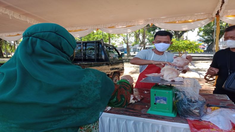  Stabilkan Harga Sembako, Disperindagkop UMKM Bangka Tengah Tingkatkan Operasi Pasar