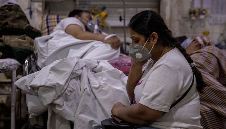 Astaghfirullah, Lonjakan Infeksi Covid India Tembus 400.000 Kasus Per Hari