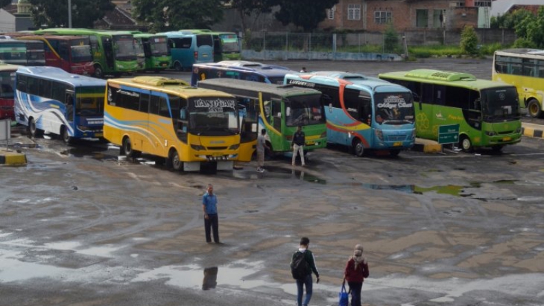 Larangan Mudik Usai, Bus AKAP Belum Tampak di Terminal Rajabasa Lampung
