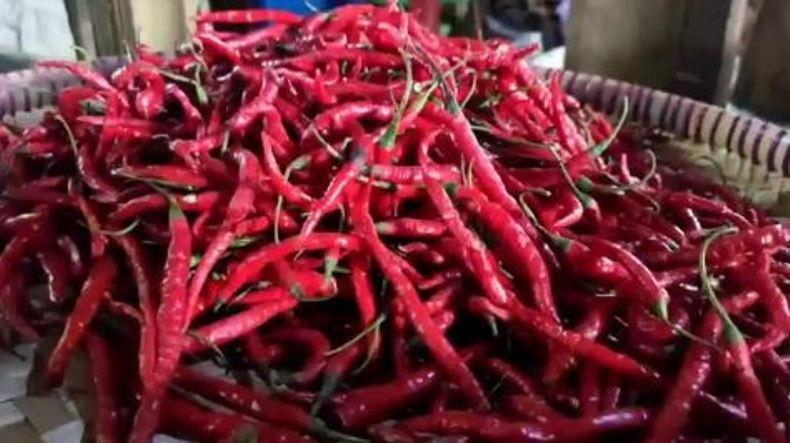 Harga Cabai di Pasar Tradisional Cilacap Merangkak Naik 