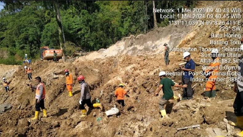 Identitas 13 Korban Longsor PLTA Batang Toru di Tapanuli Selatan