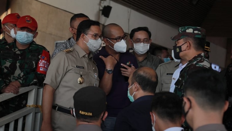 Ini Jurus Anies Kendalikan Kerumunan di Pasar Tanah Abang