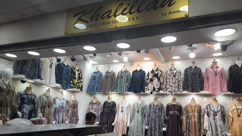 Thamrin City Ramai, Pedagang Busana Muslim Ini Raup Omzet di Atas Rp5 Juta per Hari