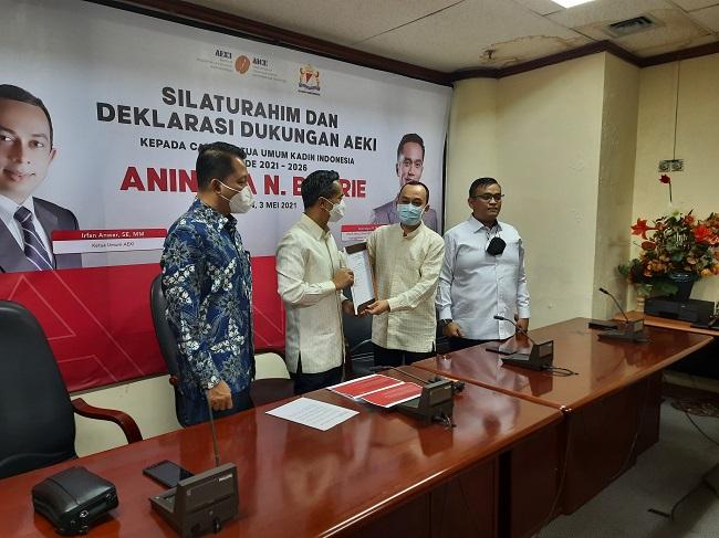 AEKI Dukung Penuh Anindya Bakrie Jadi Ketum Kadin 2021-2026 
