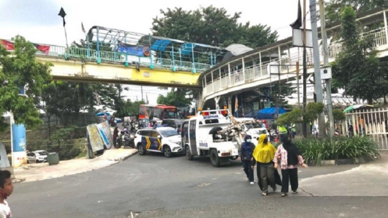 Pengalihan Arus Lalu Lintas di Pasar Tanah Abang hingga Lebaran, Ini Titik yang Ditutup