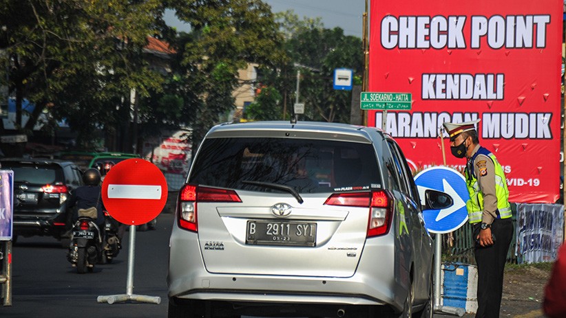 Larangan Mudik, 5.022 Kendaraan Diputar Balik di 158 Pos Penyekatan di Jabar