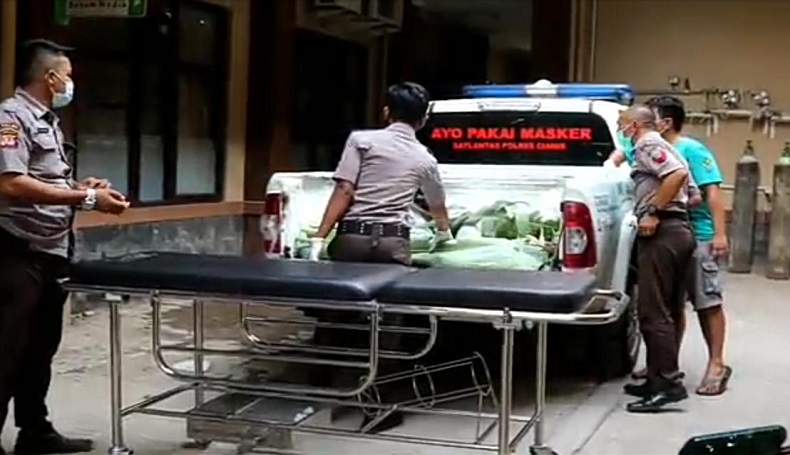 Terlindas Truk, Sam Sam Tewas dengan Tubuh Nyaris Hancur di Jalan Raya Cimari Ciamis