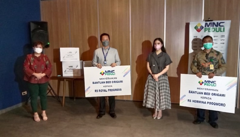 MNC Peduli Salurkan Emergency Bed untuk RS Royal Progress dan RS Hermina Podomoro