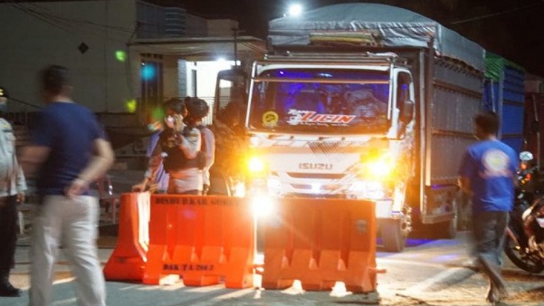 Hari Pertama Penyekatan, Ratusan Kendaraan Lolos Melintasi Perbatasan Gorontalo-Sulut