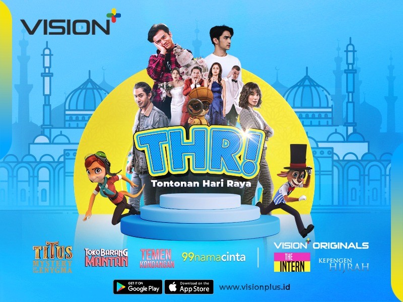 Rayakan Kemenangan dengan Tontonan Hari Raya Bersama Vision+   