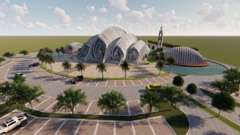 Keren Pisan, Desain Masjid Akbar Seribu Bulan Banyumas Karya Ridwan Kamil