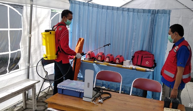 PMI Jember Dirikan Posko Kesehatan dan Layanan Ambulans 24 Jam di Titik Rawan