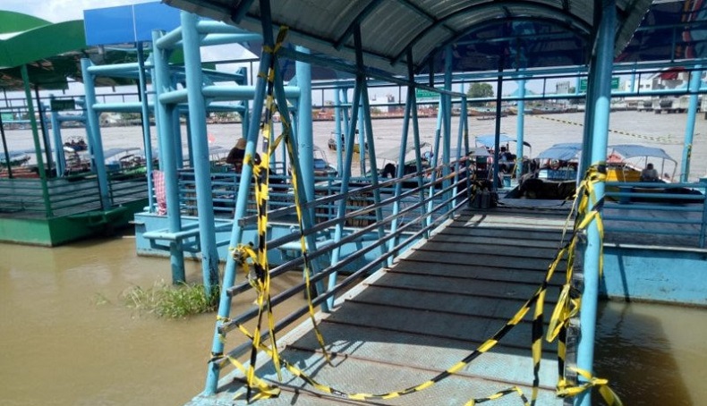 Dermaga 16 Ilir Palembang Ditutup, Kapal Getek Nekat Angkut Penumpang