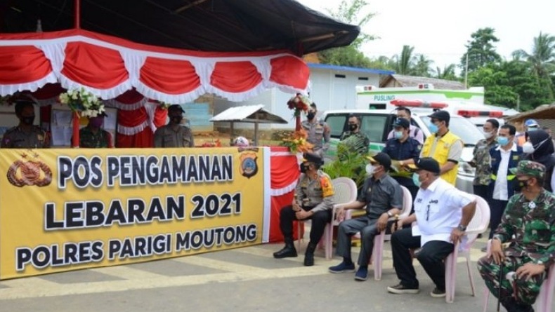 Cek Perbatasan, Gubernur Gorontalo dan Wagub Sulteng Bertemu di Pohuwato